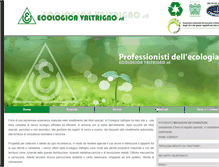 Tablet Screenshot of ecologicavaltrigno.it